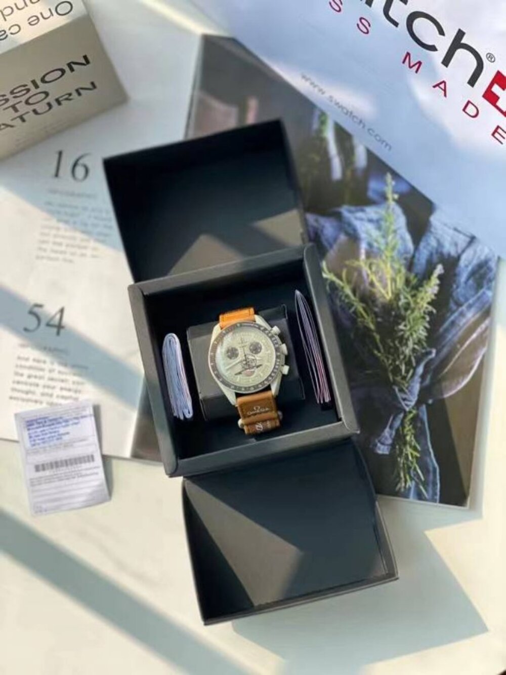Omega Saturn battery watch